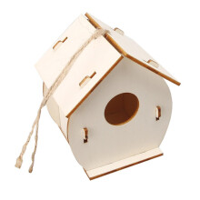 Bird House for Robins and Sparrows, Window-Mounted Hanging