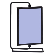 Porte-affiche en acrylique transparent 6,1 po x 9,06 po avec bordures dorées