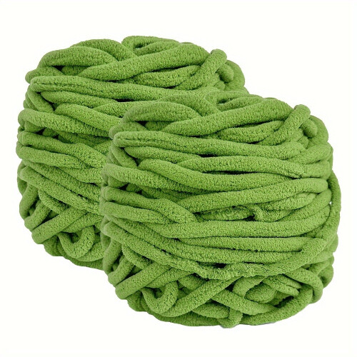 Chenille Yarn Balls Soft Thick Fluffy Velvet 2 Pack 100g