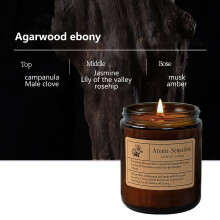 Aromatherapy Candle for Relaxation - Soy Wax, LED