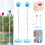 Bubble Torch Garden Lamp47" Rechargeable Tiki Torch with 1