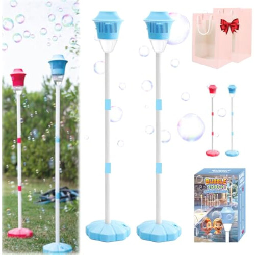 Bubble Torch Garden Lamp47" Rechargeable Tiki Torch with