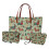 Teckel kerstboom PU leren schoudertas set met 1