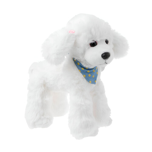 Peluche Caniche réaliste 25 cm