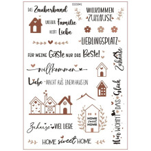 German rub-on water transfer candle sticker for ceramic cup