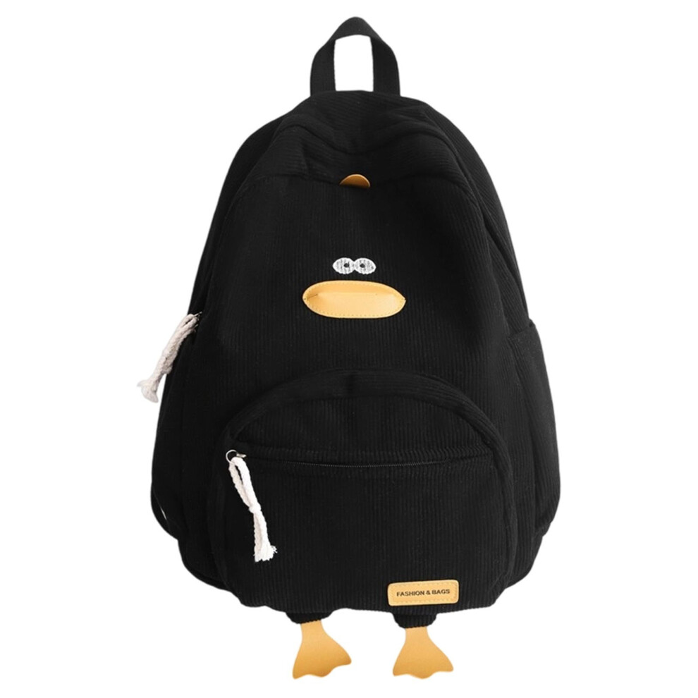 Corduroy Laptop Backpack Unisex Large Capacity 9023022229373