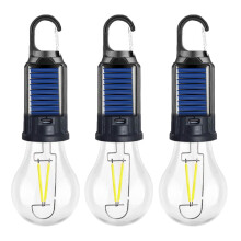Solar Rechargeable Camping Light Waterproof Light-Sensitive