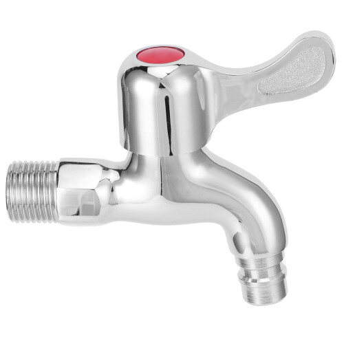 Wall Mount Washing Machine Faucet Single Cold Water 2 Inch