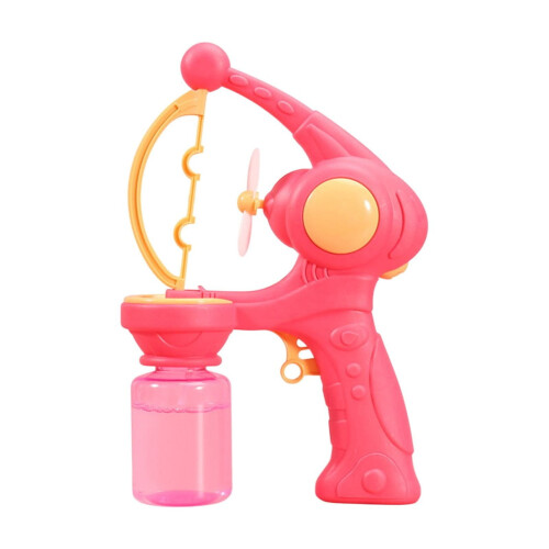 Automatic Bubble Blower Machine 9.25 Inch 4.4 fl oz Red