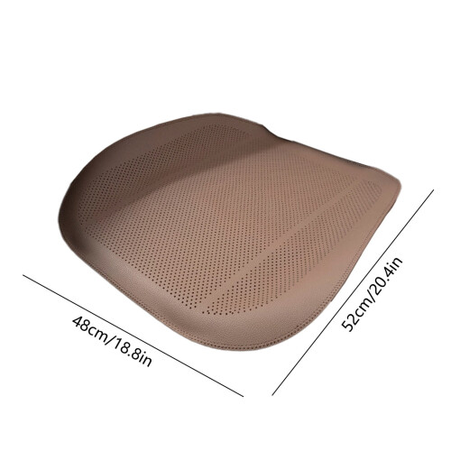Breathable Mesh Car Seat Cushion Polyester 52x48cm 2