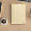 A5 Yellow Journaling Notebook Blank 60 Pages 1