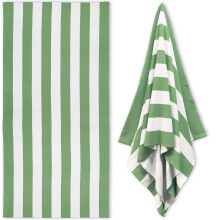 Extra groot, pluche katoenen strandhanddoek van 40 x 80 inch.