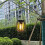 Lampadario solare da esterno impermeabile per giardino e patio 5