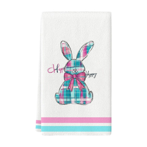 Easter Kitchen Towel Bunny Egg Design 15.75x23.62 Inch