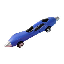 Car-shaped ballpoint pen with 5ml ink, motion-sensitive sliding design, creative promotional gift – compatible with standard refills