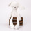 Conejito de peluche suave para bebés niñas (1 pieza) 4