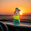 Hawaii Solar Dancing Girl Bobblehead Decor 1pc 5