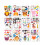 Animal Face Stickers for Kids 36 Pack 1