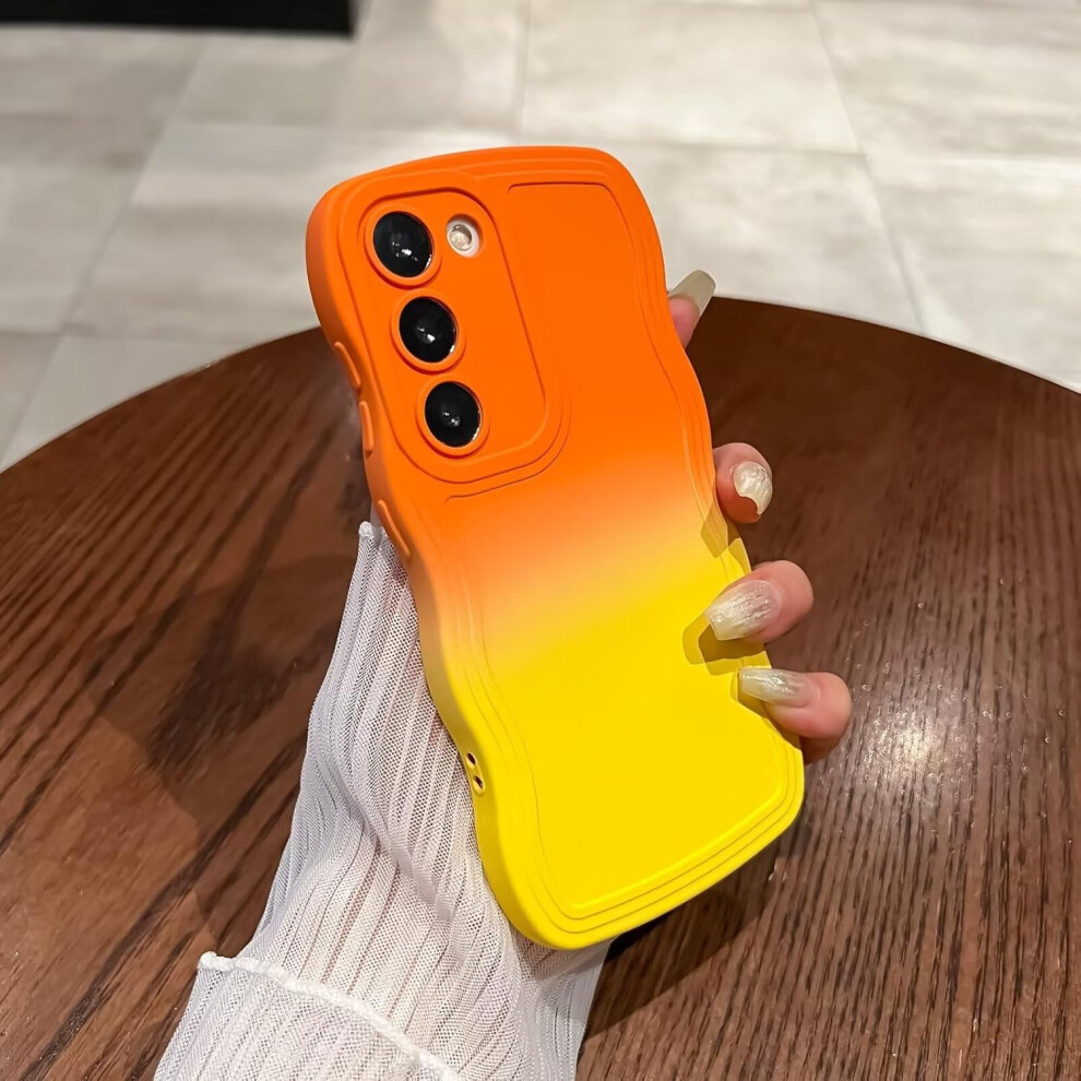 Silicone Case For Galaxy S22 5G 6.1 Inch Gradient Curly 9178400837203