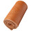 Hand-sewn leather steering wheel wrap brown 38cm embossed 1