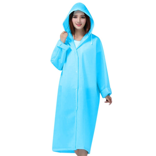 EGYMEN Capa de Chuva EVA Leve e Impermeável com Capuz 1