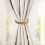Khaki Cotton Rope Curtain Tiebacks Adjustable Nordic Style 6