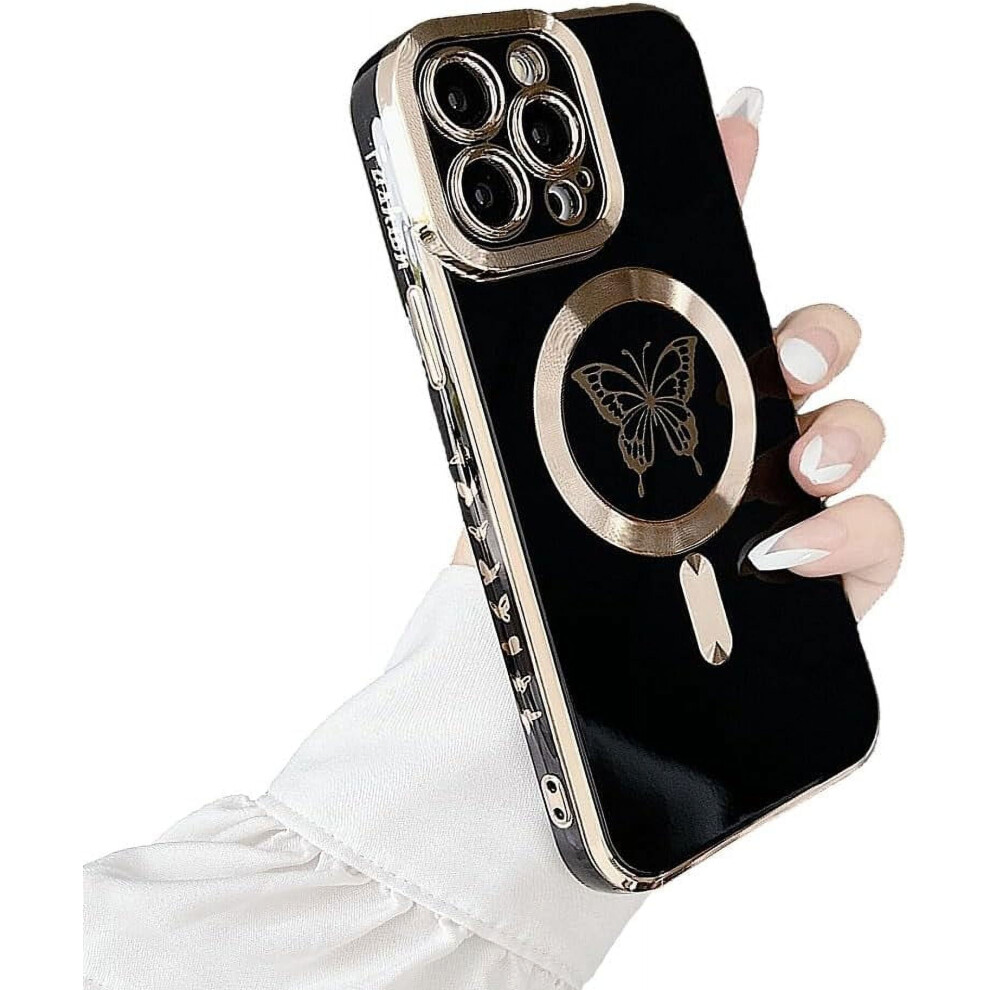 Butterfly Print Bumper Case With Lens Protection For Iphone 9178400836237