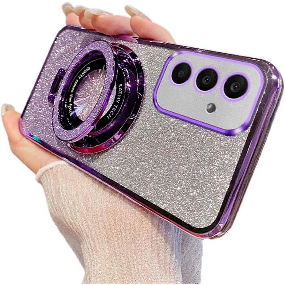Magnetic Sparkle Case For Samsung Galaxy A15 5G Â Purple 9178400842030