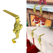 Weihnachtsstrumpfhalter, Metall-Kaminhaken, beschwert