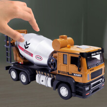 Alloy Engineering Vehicle Toy Truck with Open Doors and