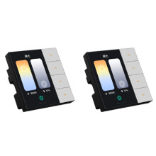 2X Tuya Central Control Panel ZigBee Wall Home Automation Wireless Lighting Control System F3-Pro