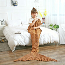 Tail Blanket Soft Sleeping Bag for Girls Pink