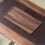 Plateau à thé en bois marron 38 x 28 cm 1