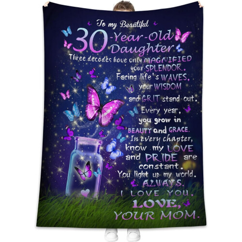 Couverture pour le 25e anniversaire des filles (127 x 152 cm)
