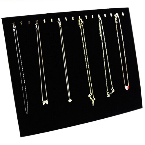 ITSELFER jewelry display stand black 17-hook 1