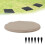Square Stepping Stones Plastic Resin 1 pc 1