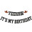 Striscione di compleanno Yeehaw con glitter neri 21 Rodeo 1