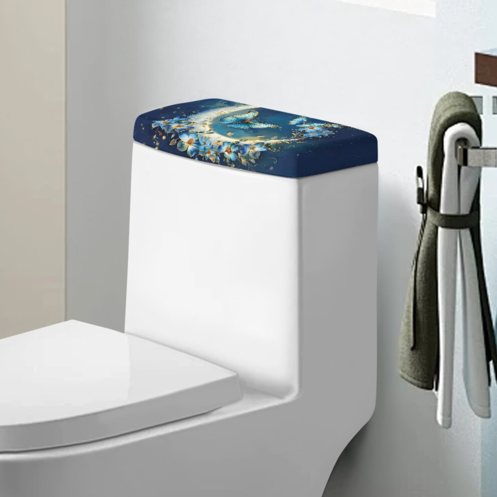 Moon Butterfly Floral Toilet Tank Lid Covers Pack Of 2 902370212109