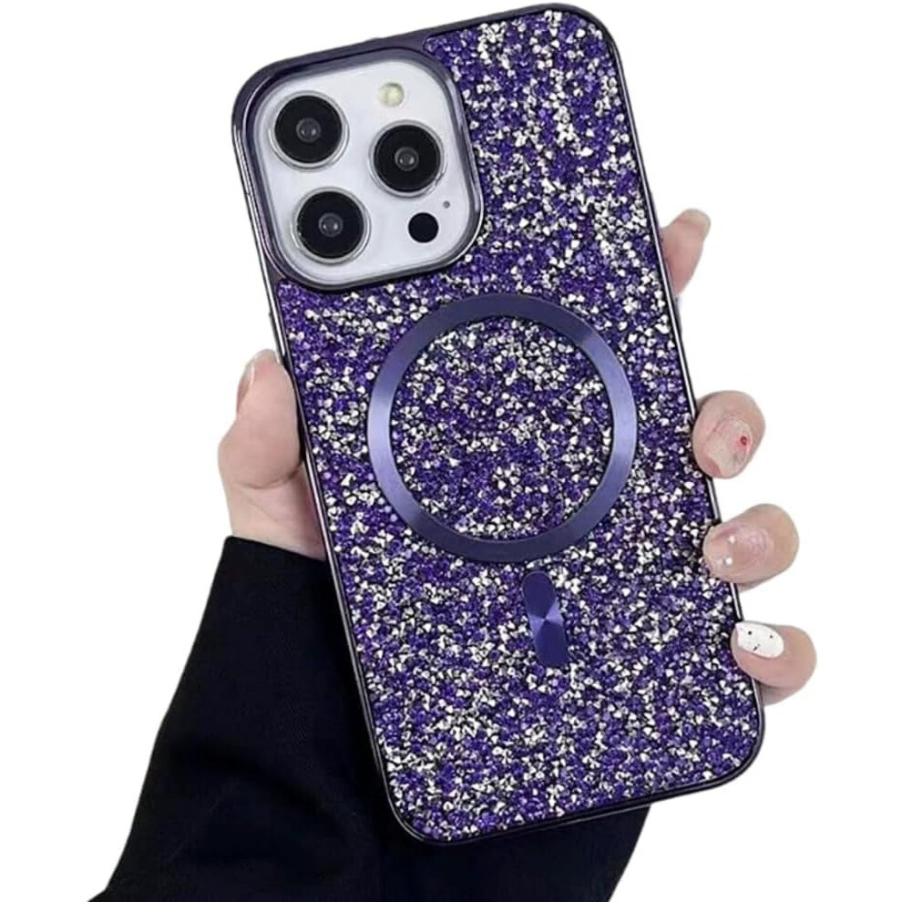Iphone Case Crystal Diamond Glitter 14 Purple 902370165443