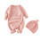 Baby-Strickstrampler mit Mütze, Acryl-Overall, 0-24 Monate 1