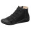 Women's Leather Retro Boots with Studs Flat Casual Lace-up 1