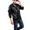 Jungen Langarm-PU-Lederjacke Frühling Herbst 1