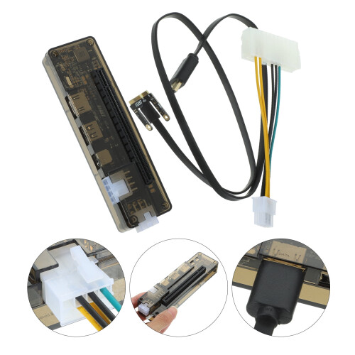 External Graphics Card Adapter Portable ABS Material