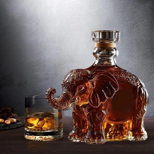 carafe à whisky gravée (ensemble pour 1 bouteille)