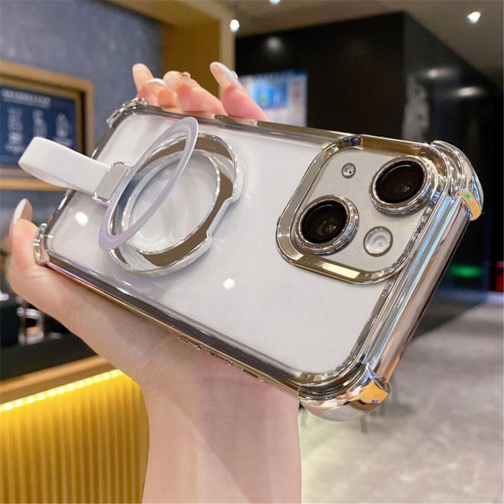 Iphone 14 Plus Magsafe Case Transparent Crystal With Ring 9336866120288