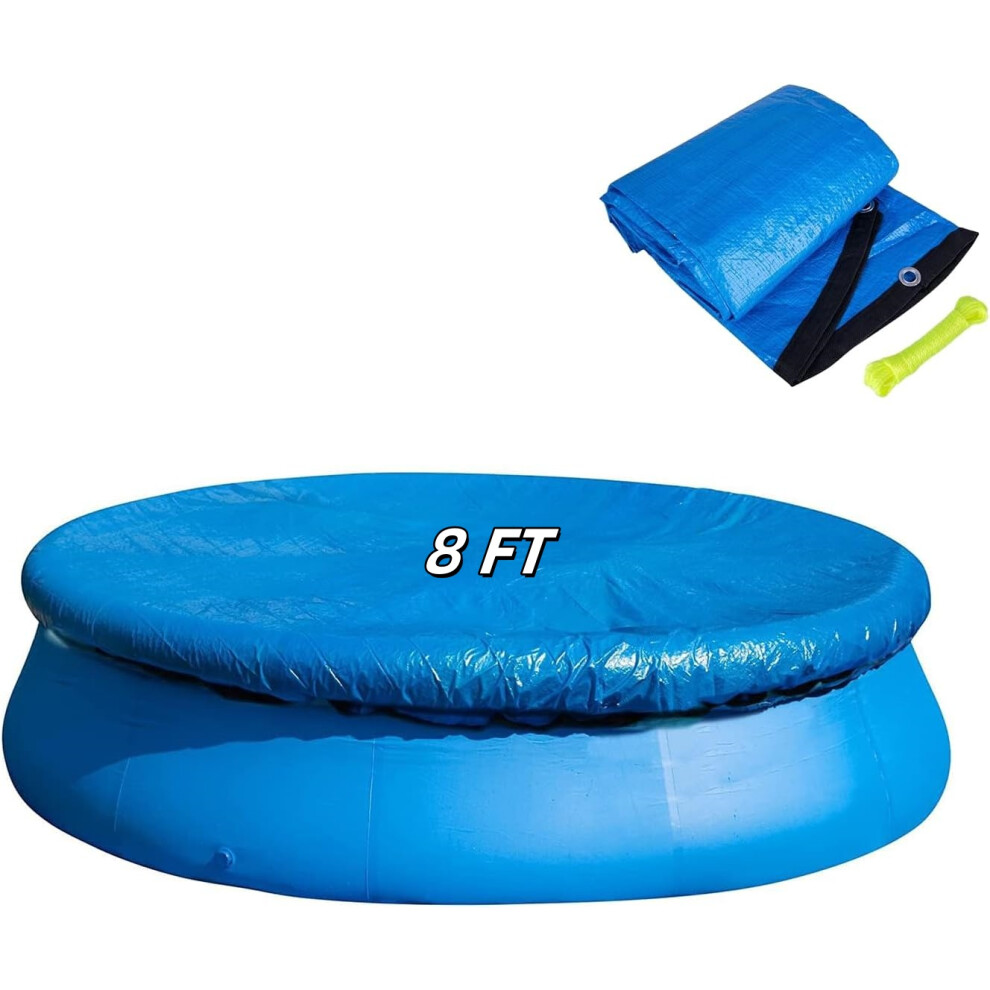 Round Solar Pool Cover for 8FT Inflatable Pools