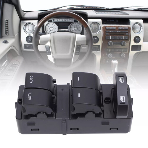 Interruptor do vidro elétrico esquerdo do motorista para Ford F-150 (2011–2014)
