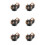 6X  Carbon Brushes Holder for  Camry   Commutator End Frame Assy 2813028040 1