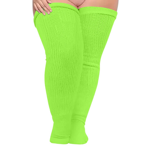 Women's Plus Size Over-Knee Compression Socks Cotton Tall 1