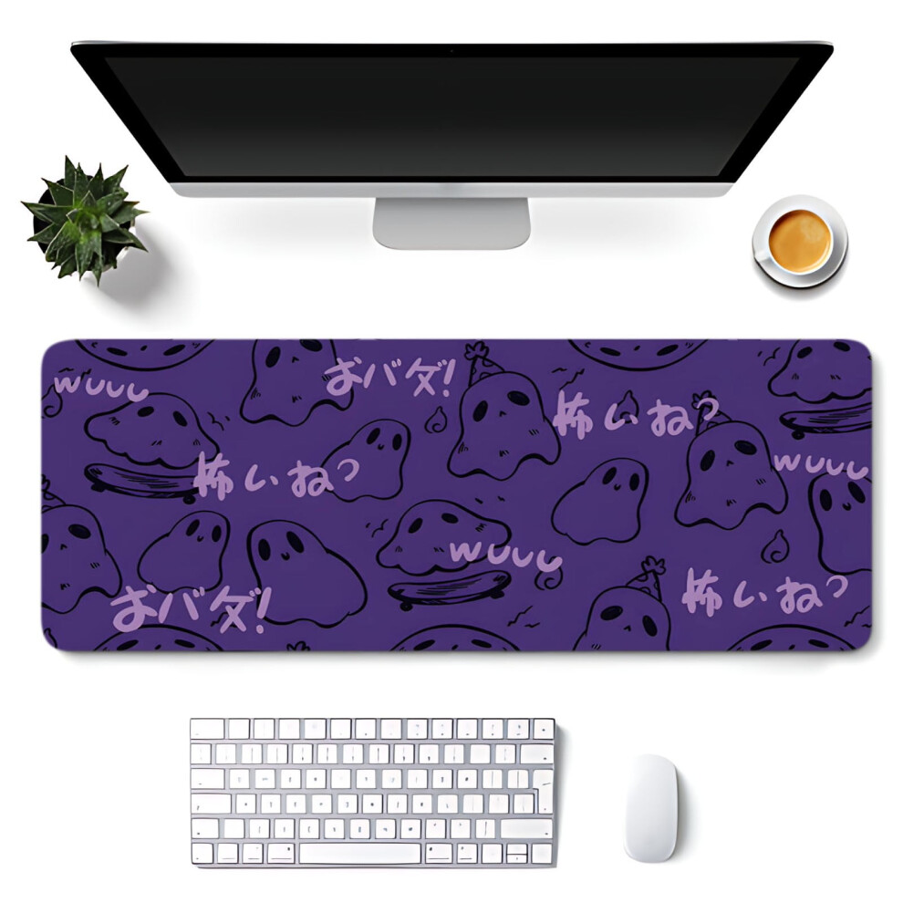 Ghost-Themed Mouse Pad Oversized Desk Pad 913466202478